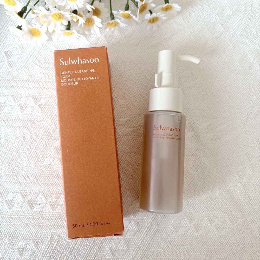 雪花秀顺行洗面奶中样50ml柔和温和泡沫深层清洁洁面乳顺滑包邮