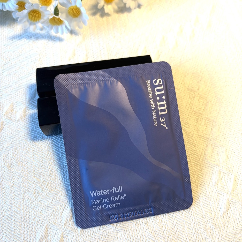 韩国sum37&deg;苏秘呼吸惊喜水分啫喱面霜小样保湿清爽型低敏感 正品