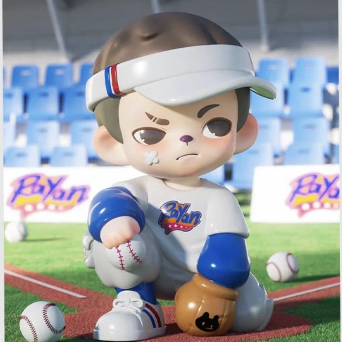 现货包邮Rayan特警小狼投球手吊卡潮玩展会手办礼物可爱