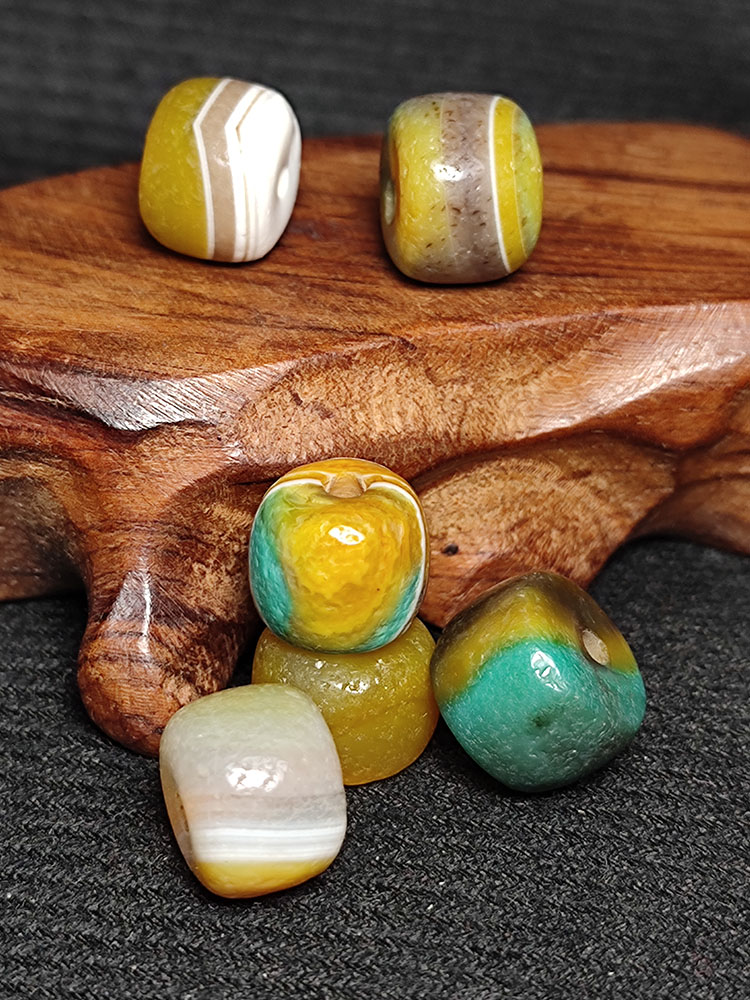 玛瑙老型珠配件文玩饰品