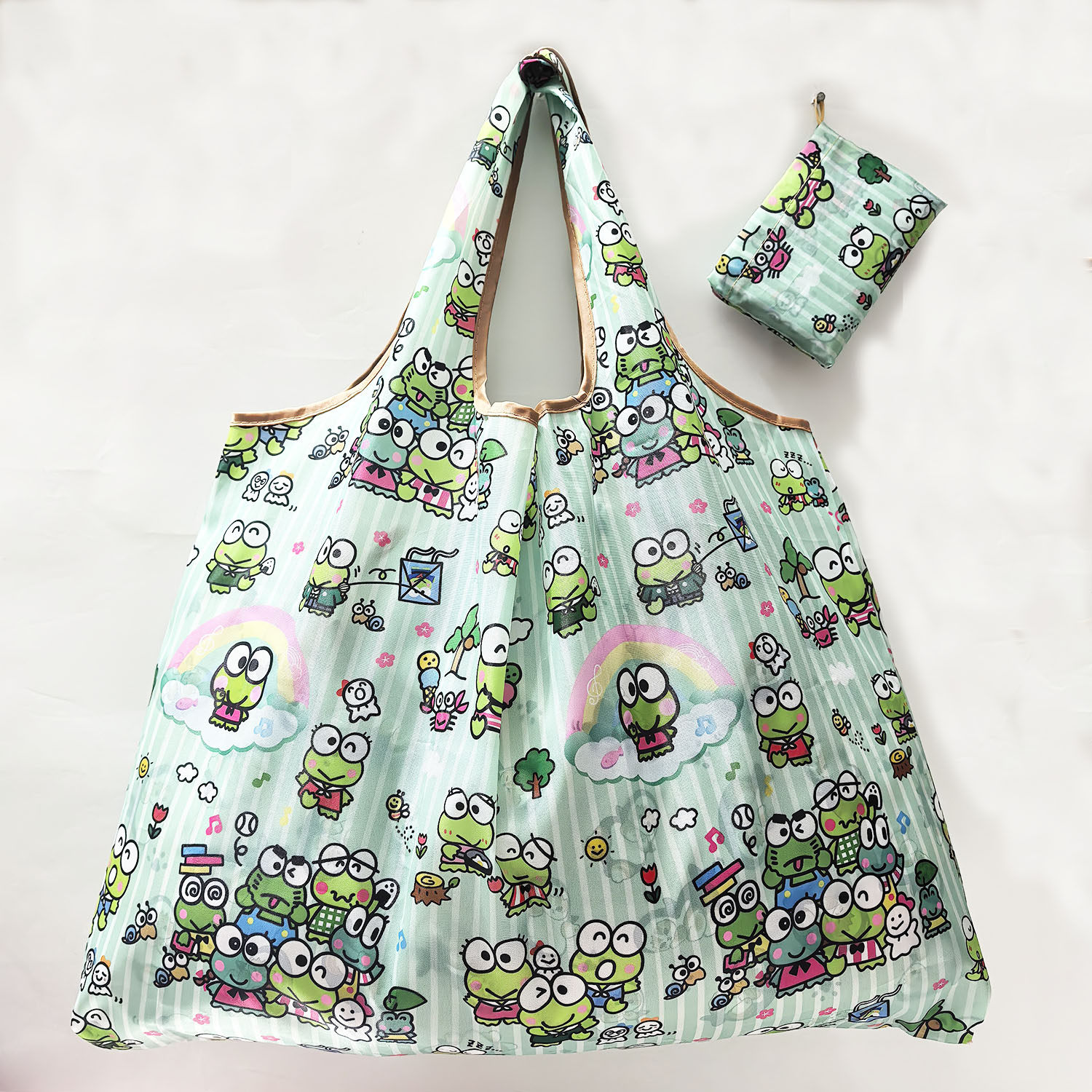 卡通米菲大容量折叠便携布购物袋子超市买菜手提环保包轻薄收纳女