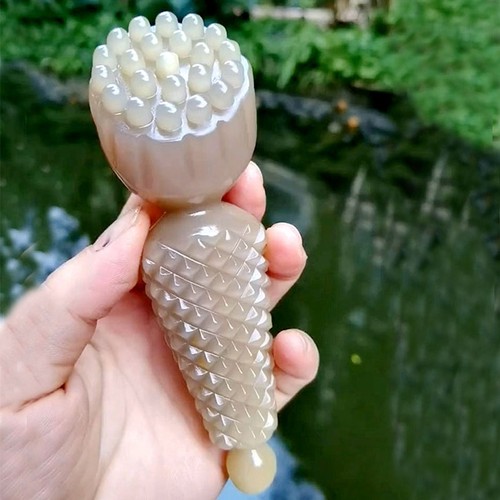 经络疏通莲蓬按摩棒牛角拨筋棒