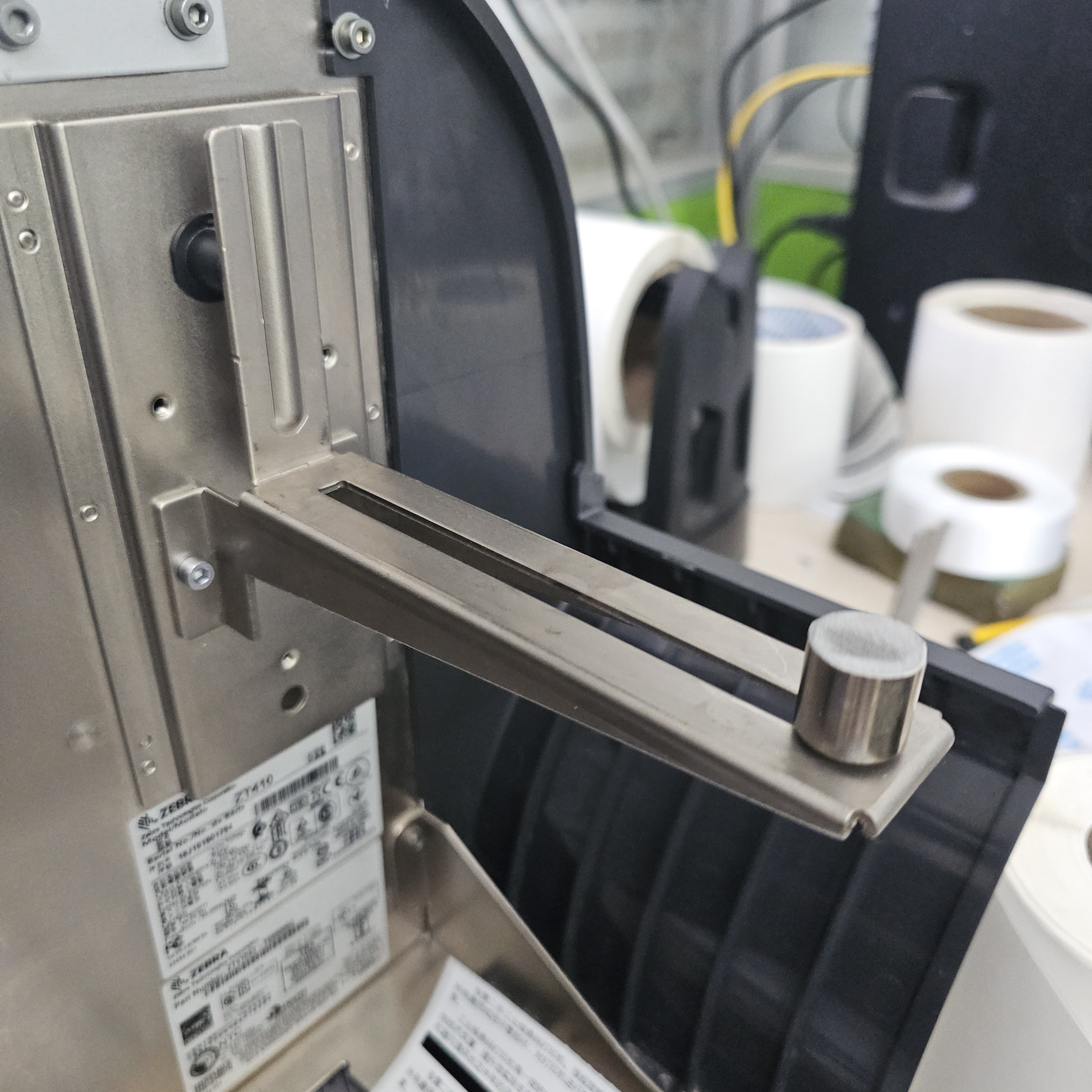 Zebra斑马打印机ZM400/ZT410/ZT411/ZT510挂纸架/器小管芯挂纸轴