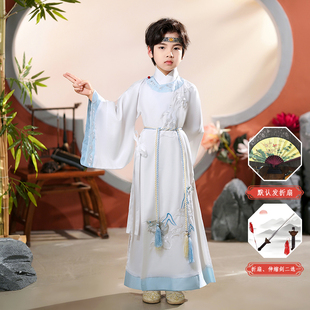 男童汉服2025秋冬新款儿童中国风帅气男孩宋制幼儿园演出日常可穿