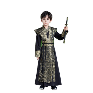 男童汉服2025秋冬新款儿童古装武侠客帅气公子古风日常唐装演出服