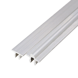 蒙莱奇塑钢门窗轨道滑轨滑槽铝轨推拉窗户平凸轨道移门移窗轮配件