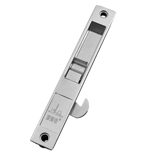 70型老式铝合金门窗钩锁推拉窗户锁单面锁窗扣彩铝平移窗锁扣配件