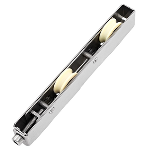 15宽不锈钢长条轮断桥铝推拉门窗户滚轮配件铝合金趟门移门下滑轮