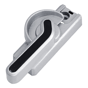 韩式月牙锁老式铝合金窗锁扣塑钢窗户锁推拉门移门钩锁门窗扣配件