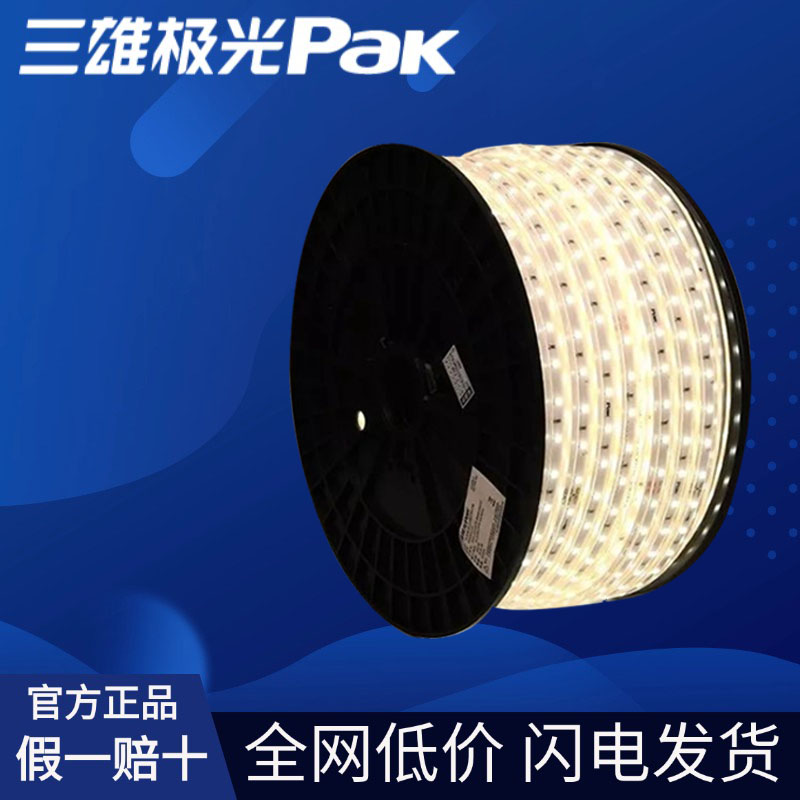 三雄极光光河灯带高压220v高亮LED软灯带无频闪亮化工程专用装饰图片