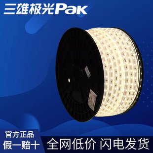 三雄极光光河灯带高压220v高亮LED软灯带无频闪亮化工程专用装饰