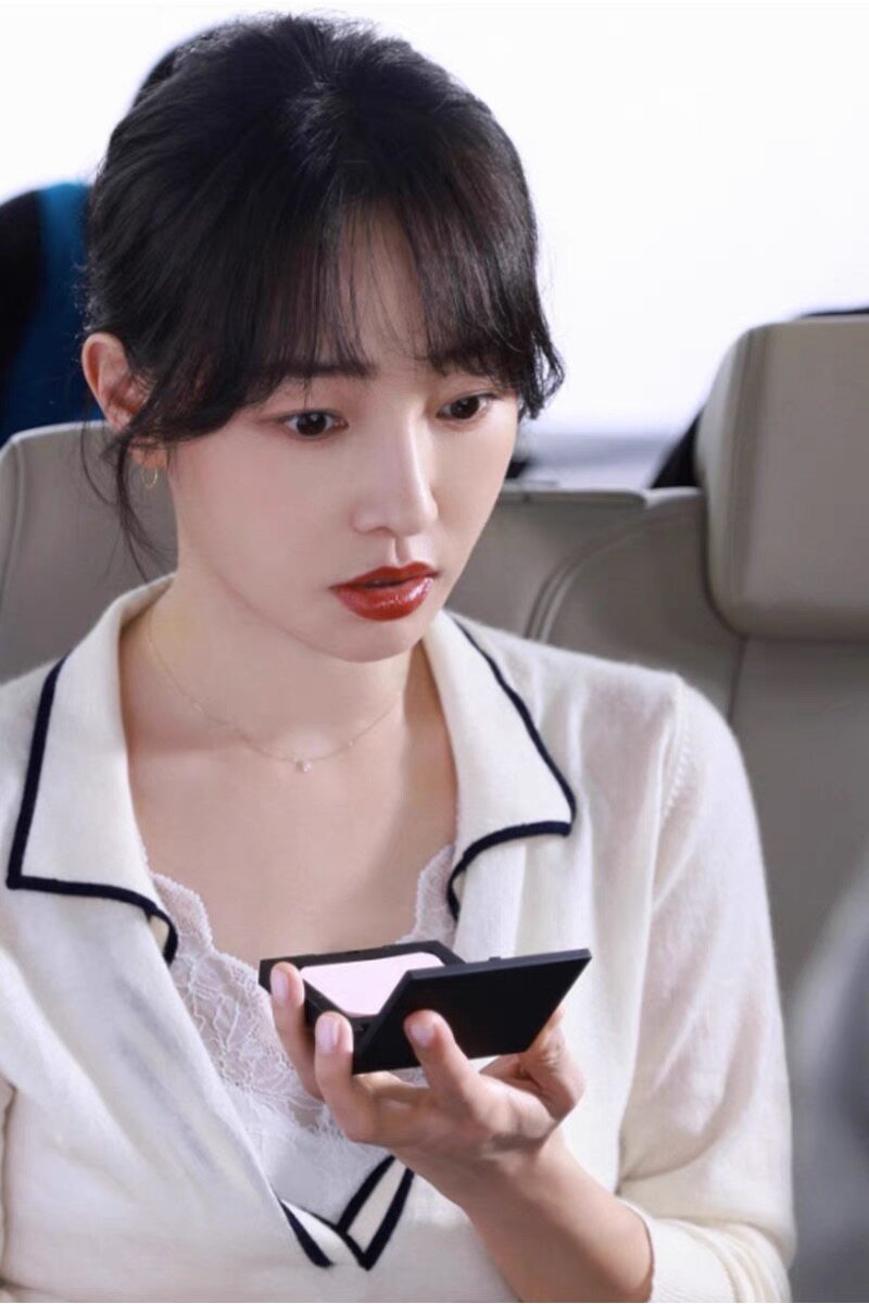 白百合穿搭同款白色针织衫毛衣女春秋新款羊毛衫长袖打底上衣外套