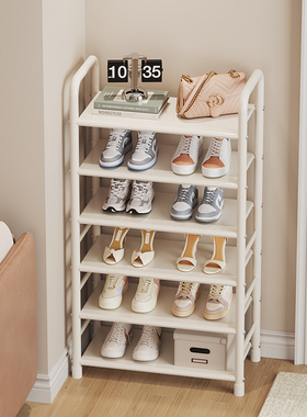 鞋架子家用入门门口鞋柜简易多层室内防尘铁艺小窄大容量宿舍收纳