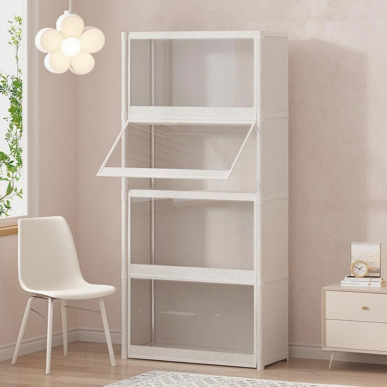 【透明防尘】大容量收纳柜