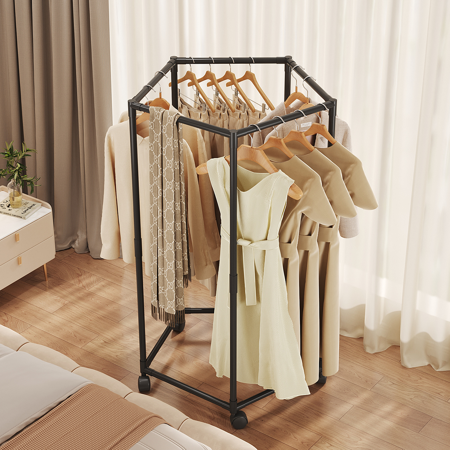 【360°挂衣架】晒衣服的架子