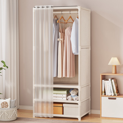 家用卧室衣柜简易宿舍收纳架子