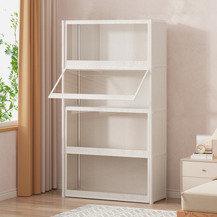 手办玩具展示架透明可视防尘收纳置物架宿舍好物落地租房神器柜子