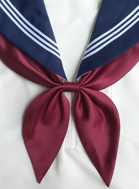 【一件包邮】JK制服 免打领结水手服三角巾金鱼草结 延长带款