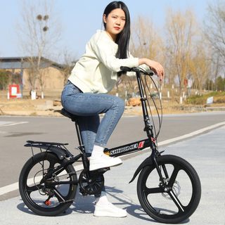 男女成人学生折叠自行车变速16 20寸便携小型单车儿童大人单速车