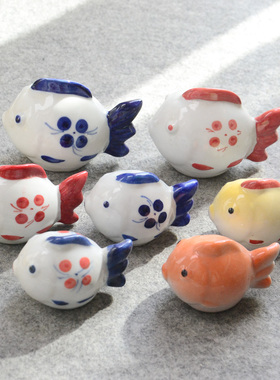 景德镇鱼缸水面漂浮创意陶瓷