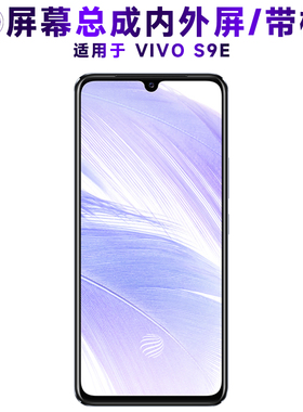 盾令屏幕适用于VIVO S9E总成带框vivos9e显示手机屏中框电池后盖