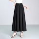 宽松显瘦垂感休闲通勤裤 新款 裙潮 裙女2026夏季 黑色高腰九分阔腿裤