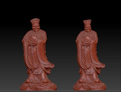 二十四诸天24诸天3d打印模型树脂 stl文件三维立体图雕刻图工艺品