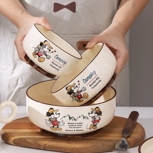 迪士尼联名儿童可爱餐具卡通陶瓷