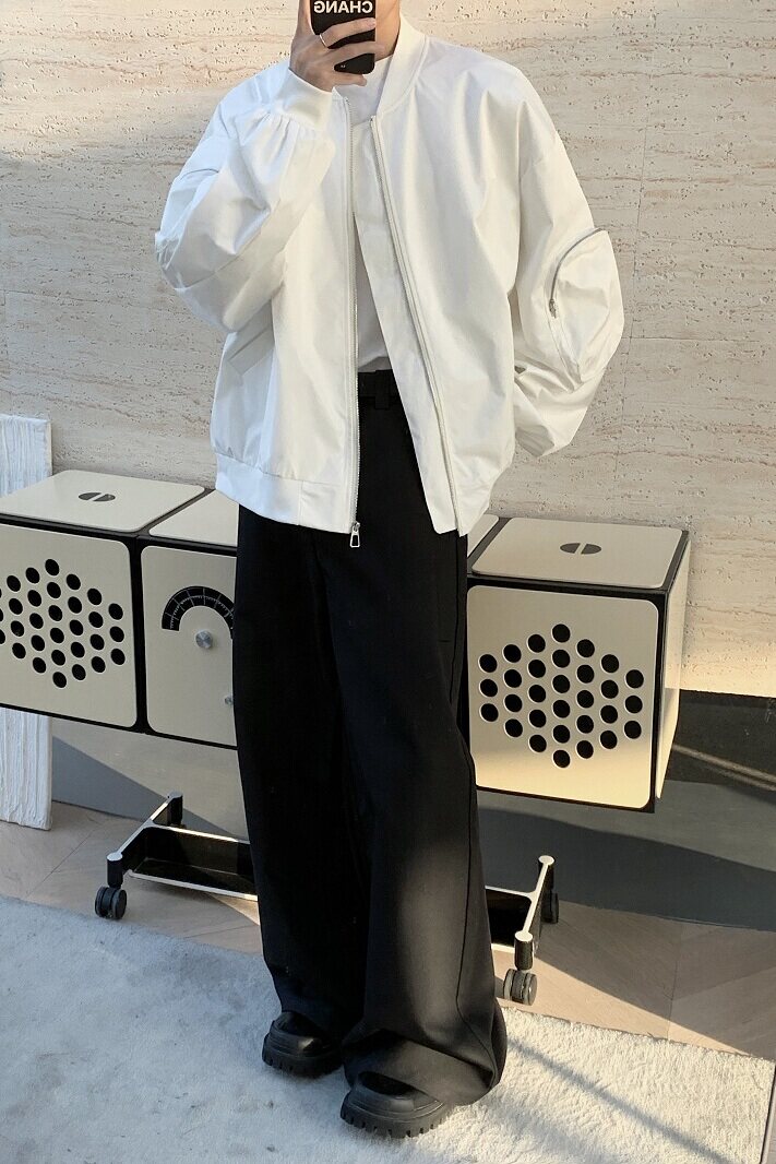 24立体双口袋韩式痞帅慵癞风长袖外套XZ507-1WT5001P105大货备,女装短外套,星座507-1