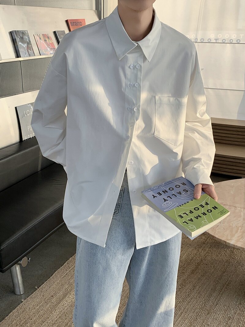 24设计师款双排潮痞帅美式长袖衬衫XZ507-1CS1003P55大货备,男装衬衫,星座507-1