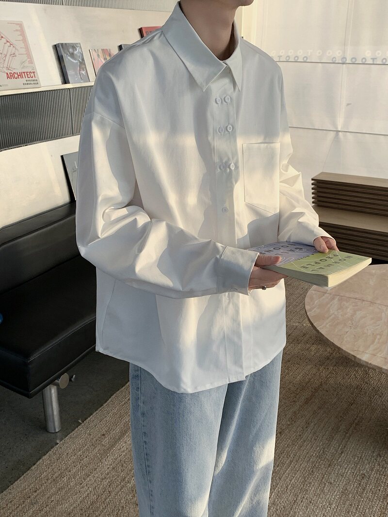24设计师款双排潮痞帅美式长袖衬衫XZ507-1CS1003P55大货备,男装衬衫,星座507-1