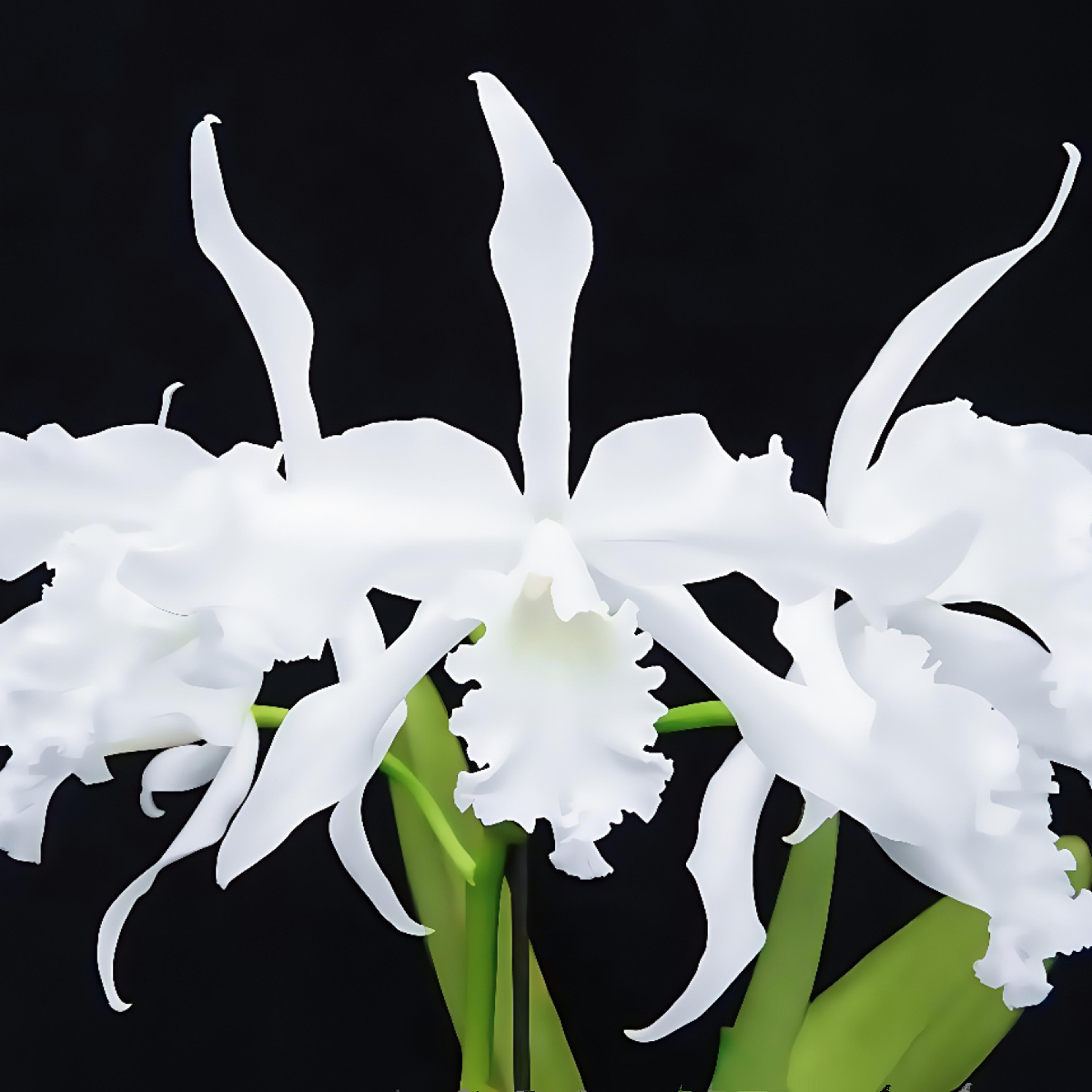 进口蕾丽亚原种稀有白色L.lobata alba"Maria Christiana"(MC)