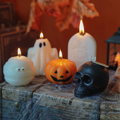 万圣节礼物南瓜骷髅手工香薰礼盒装 饰品 植物精油婚礼生日纪念日装