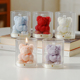 玫瑰熊杯蜡INS风香氛礼物氛围颜值香薰蜡烛婚庆摆件情人节小礼品