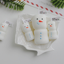 创意雪人造型一对香薰蜡烛伴手礼生日礼物元 旦新年派对颜值小礼品