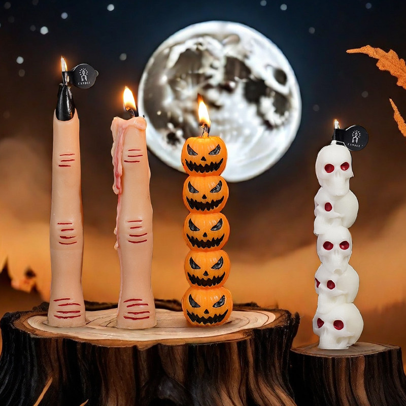 万圣长杆南瓜手指香薰蜡烛礼盒礼品造型道具搞怪场景夜店装扮氛围,家居饰品,香薰蜡烛,淘宝优惠券,粉丝福利购,淘宝优惠卷
