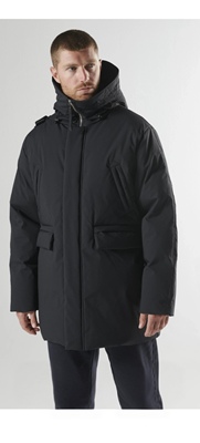 英国MAST男士冬季户外休闲连帽保暖加厚外套防风百搭夹克中长大衣