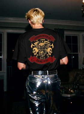 金桥会上海俱乐部2024款定制圆领短袖240克数码直喷工艺T恤