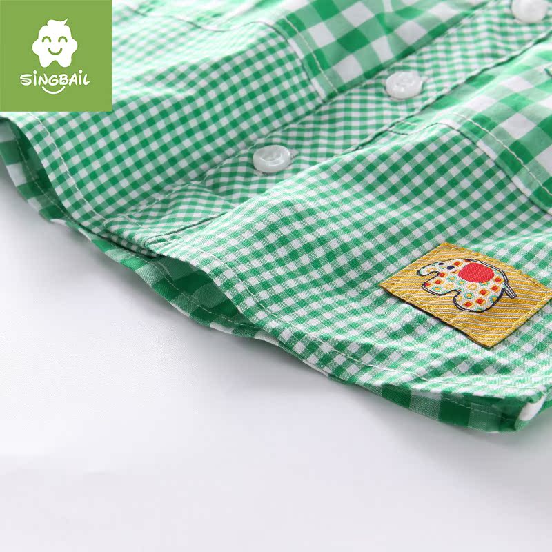 Chemise enfant SINGBAIL à manche longue - Ref 2083188 Image 5