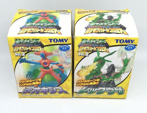 全新未拆正版TOMY战斗场景手办裂空座烈空座迪奥西斯精灵宝可梦