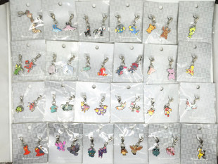 22日本限定金属图鉴钥匙扣飞天巨钳螳螂雪拉比壶壶电灯怪口袋妖怪