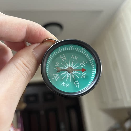 铝合金钥匙扣户外45MM指南针