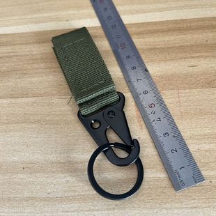 旅游 织带战术快挂扣轻重量背包挂扣锌合金D型挂扣钥匙扣户外挂钩