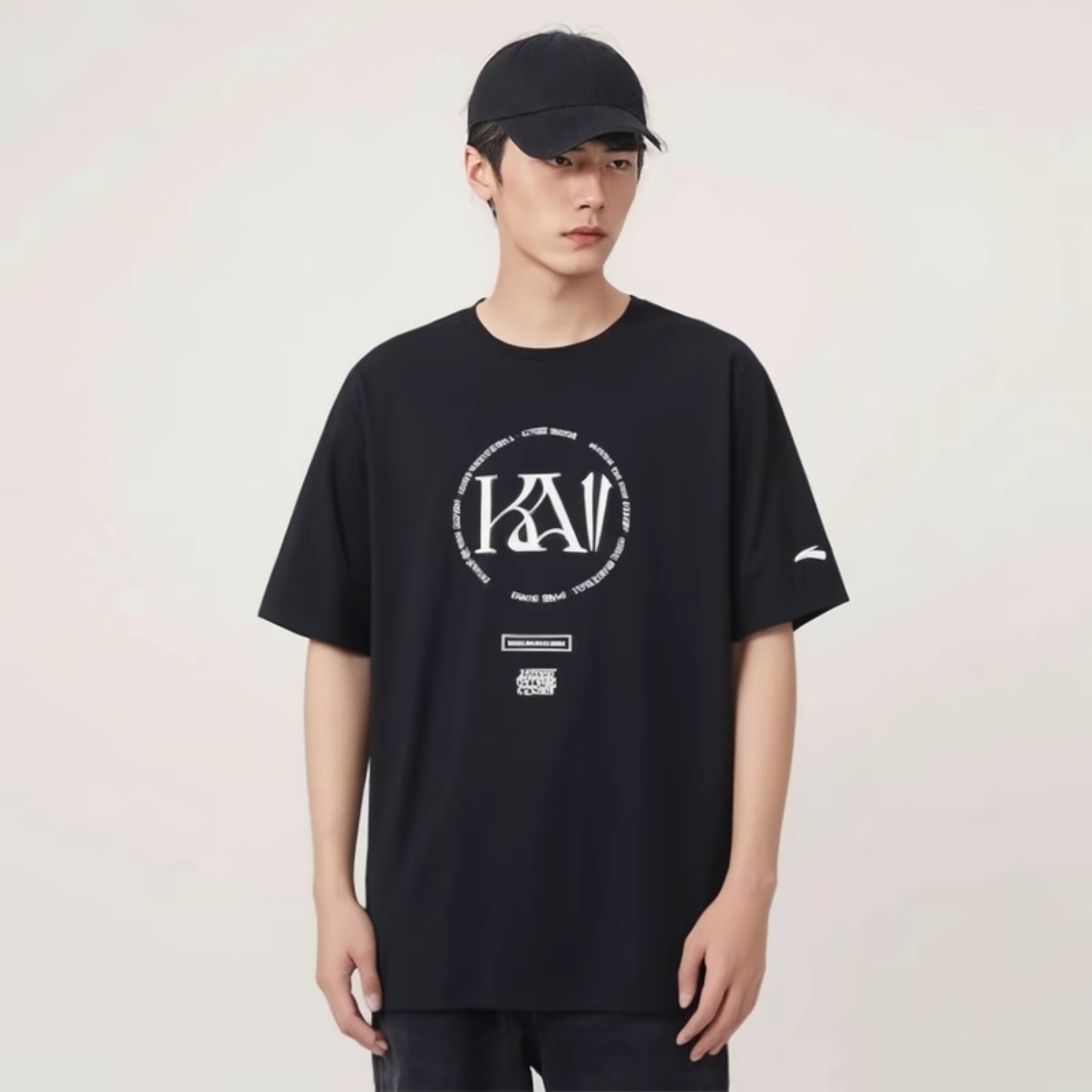 安踏欧文系列短袖T恤男篮球文化运动训练衣服透气百搭172431111