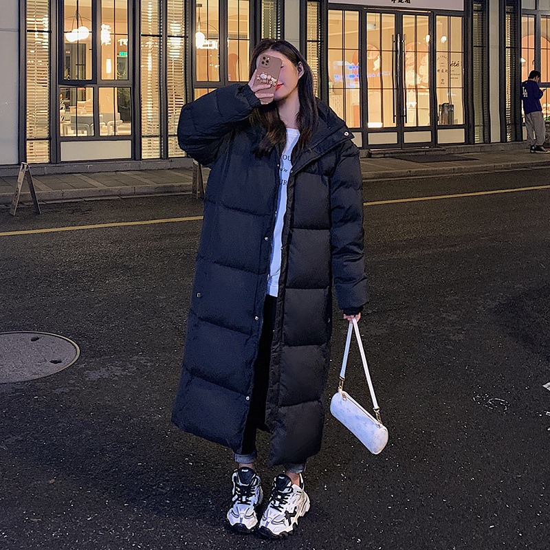 羽绒棉服女冬季冬新款棉衣中长款