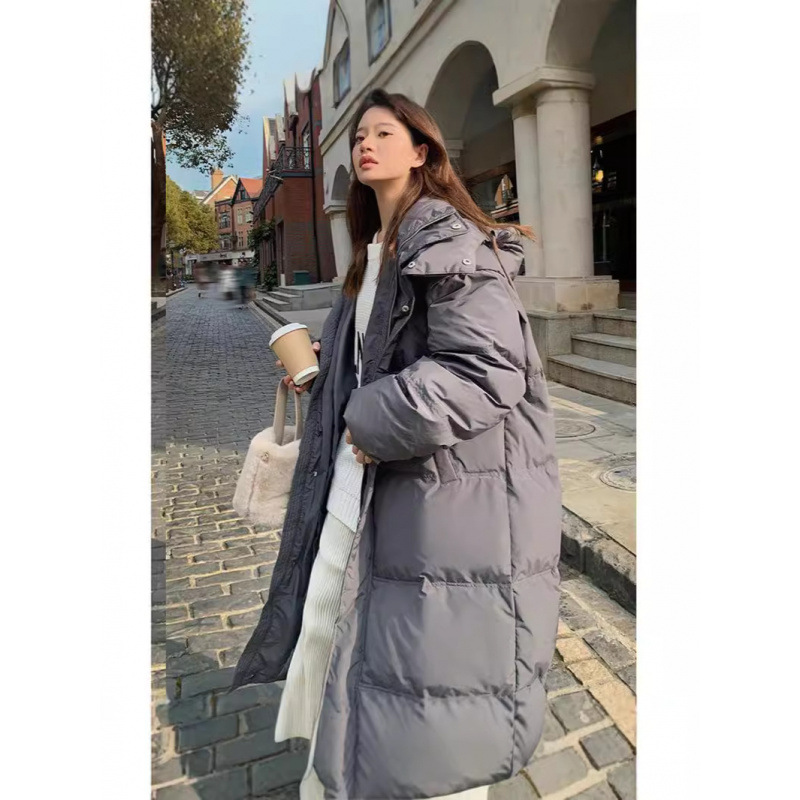 长款羽绒棉服女年新款男女情侣