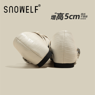 法式复古玛丽珍单鞋女款2026新款春季内增高女鞋配裙子运动芭蕾鞋