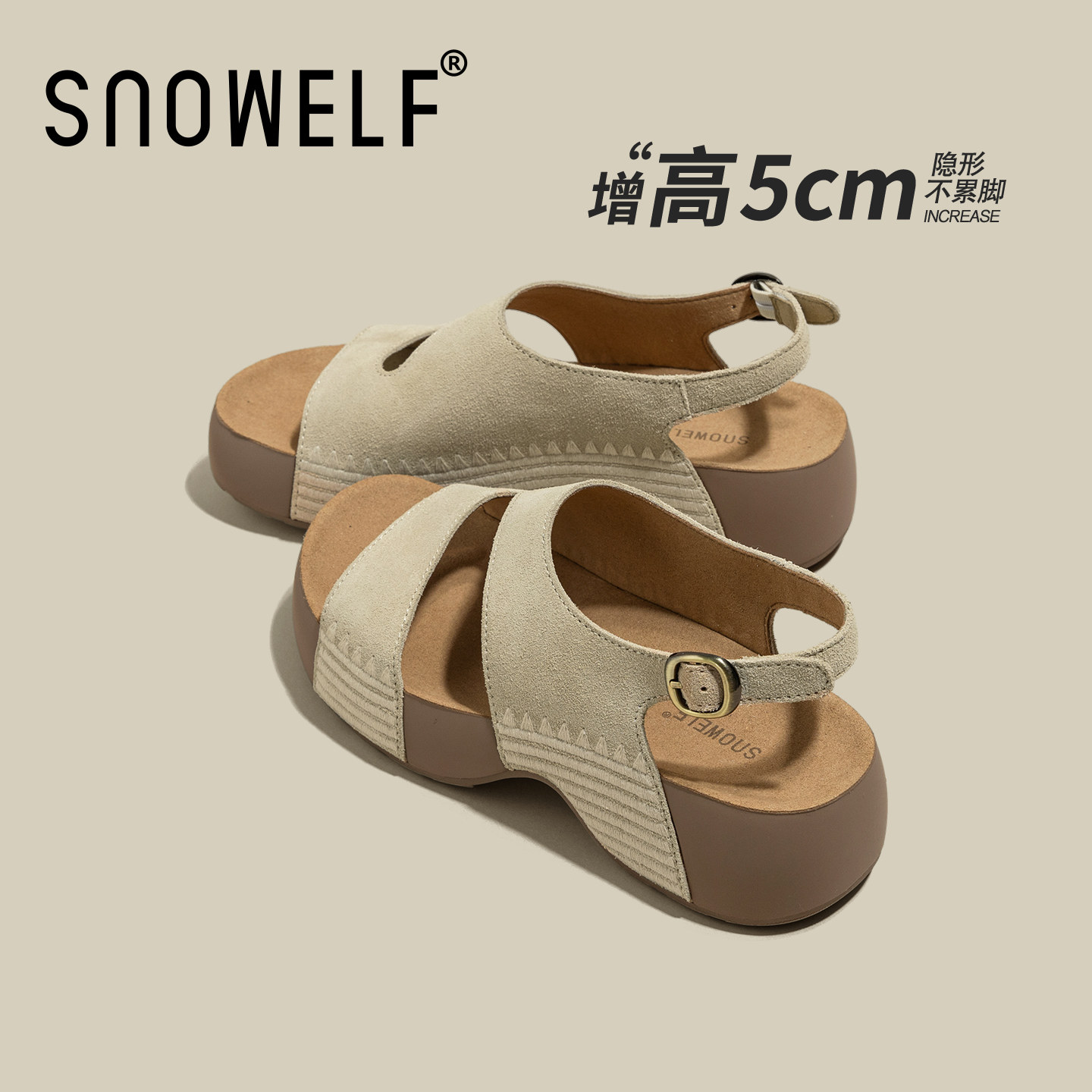 厚底凉鞋女款2026新款鞋子夏季女鞋百搭拖鞋外穿不累脚绝美凉单鞋