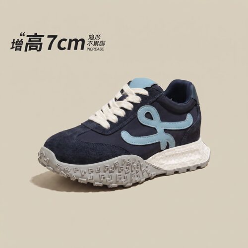 7cm增高~内增高德训鞋百搭女鞋