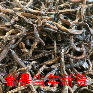 包邮晒干的黑蚯蚓干货臭蚯蚓青蚯蚓干曲蟮捕黄鳝鱼饵养殖场直销